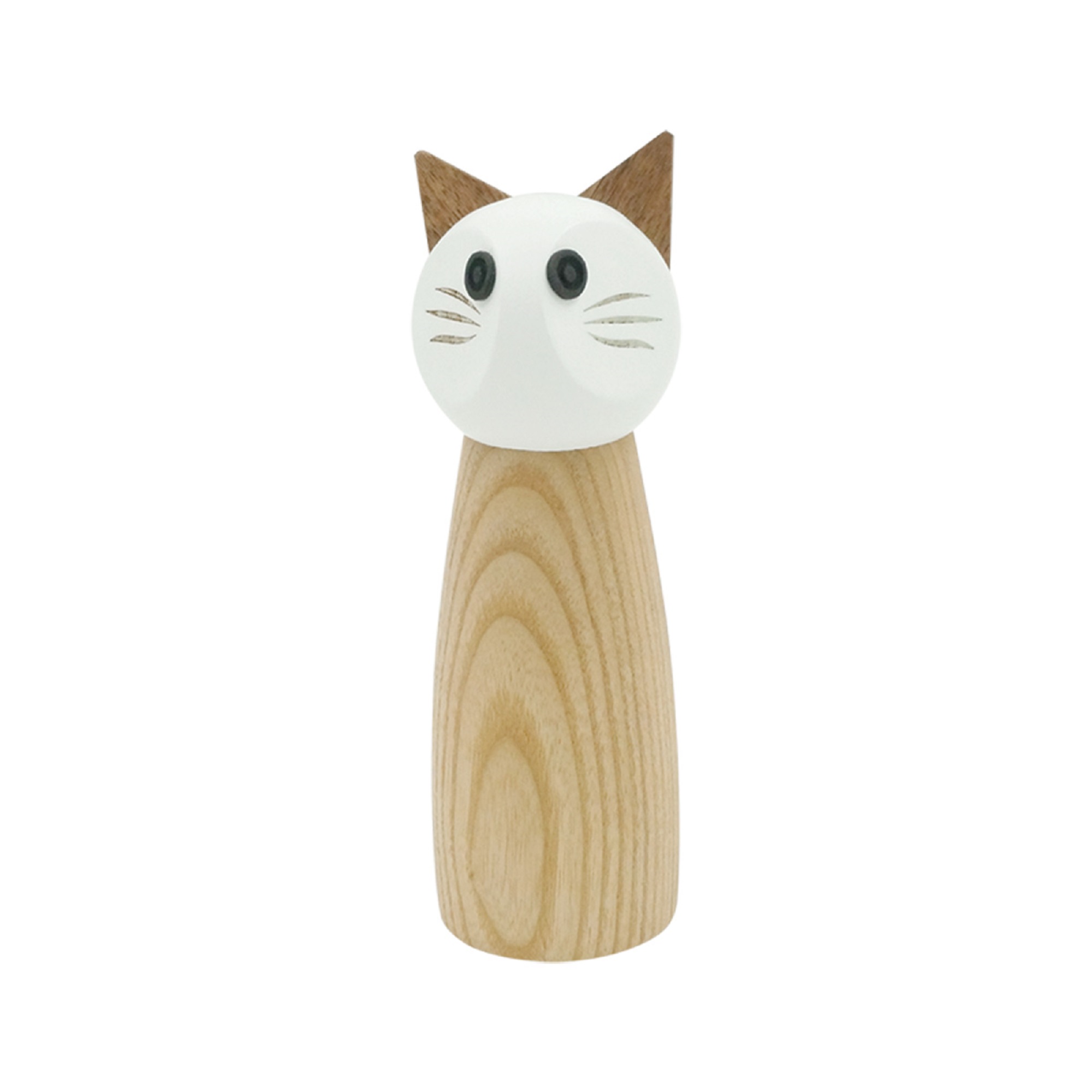 Cat Wooden Pepper & Salt Mill